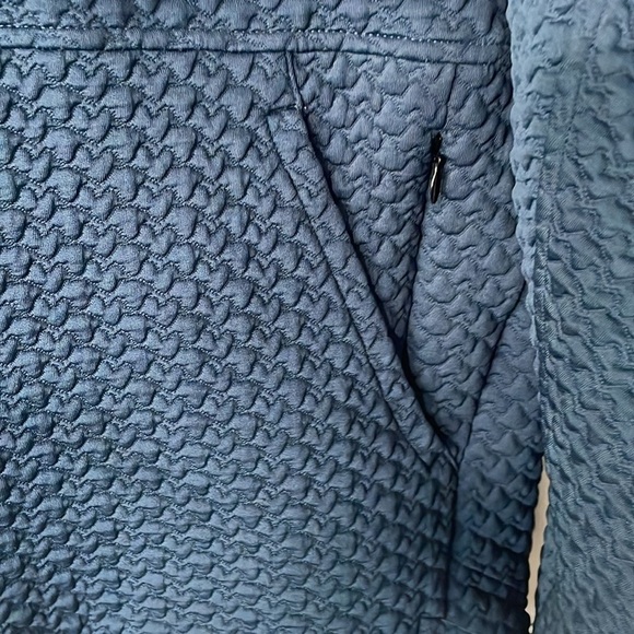 Zella Cozy Blue Textured Hoodie - Picture 3 of 7